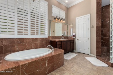 Fantastic east-facing & entertaining backyard with golf course on Anthem Golf and Country Club  in Arizona - for sale on GolfHomes.com, golf home, golf lot