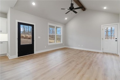 Open house this weekend at this new construction home! Located on Bella Vista Country Club - Highlands in Arkansas - for sale on GolfHomes.com, golf home, golf lot