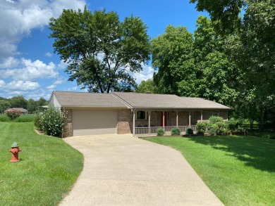 Stunning 3 bedroom, 3 bath home located on coveted LaDue Drive on Mt Carmel Municipal Golf Course in Illinois - for sale on GolfHomes.com, golf home, golf lot