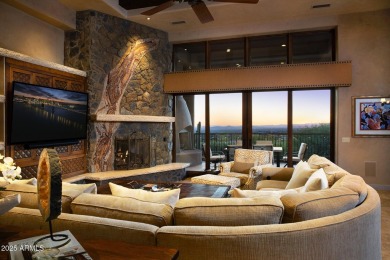 This magnificent home rest on nearly 2 extremely private acres on Silverleaf Golf Club in Arizona - for sale on GolfHomes.com, golf home, golf lot