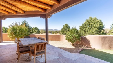 Located on a private cul-de-sac on the 8th hole of the Sunrise on The Club At Las Campanas  in New Mexico - for sale on GolfHomes.com, golf home, golf lot