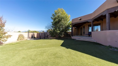 Located on a private cul-de-sac on the 8th hole of the Sunrise on The Club At Las Campanas  in New Mexico - for sale on GolfHomes.com, golf home, golf lot