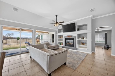 Beautiful 2 bedroom, 2 bath on GOLF COURSE . Flex room has a on Wildhorse Golf Club of Robson Ranch in Texas - for sale on GolfHomes.com, golf home, golf lot