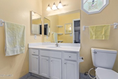 Great floorplan to this spacious  furnished 2 bedroom 1.75 bath on Fountain of the Sun Country Club in Arizona - for sale on GolfHomes.com, golf home, golf lot