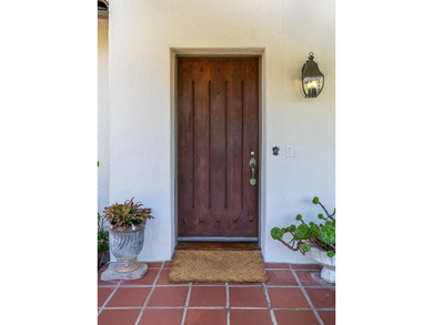 Private and serene vintage Spanish home in Hope Ranch with on La Cumbre Country Club in California - for sale on GolfHomes.com, golf home, golf lot