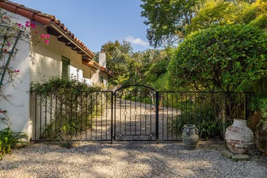 Private and serene vintage Spanish home in Hope Ranch with on La Cumbre Country Club in California - for sale on GolfHomes.com, golf home, golf lot