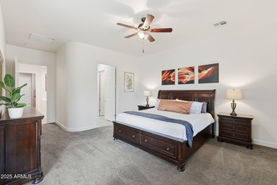 Welcome to this beautifully maintained 2,700 sq. ft. home in one on Tuscany Falls At Pebble Creek in Arizona - for sale on GolfHomes.com, golf home, golf lot