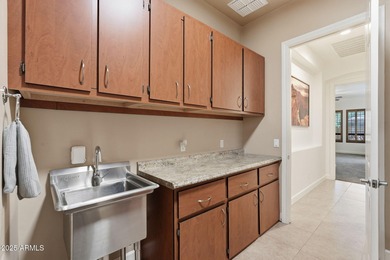 Welcome to this beautifully maintained 2,700 sq. ft. home in one on Tuscany Falls At Pebble Creek in Arizona - for sale on GolfHomes.com, golf home, golf lot