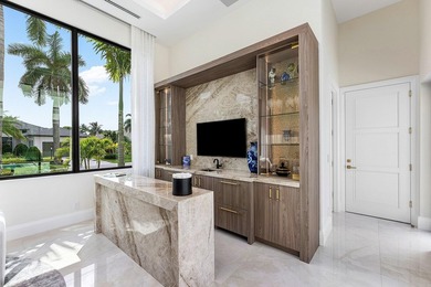 An architectural gem newly constructed in 2024, this on St. Andrews Country Club of Boca Raton in Florida - for sale on GolfHomes.com, golf home, golf lot