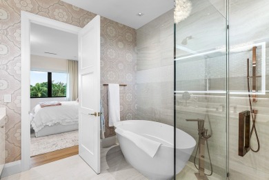 An architectural gem newly constructed in 2024, this on St. Andrews Country Club of Boca Raton in Florida - for sale on GolfHomes.com, golf home, golf lot