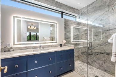 An architectural gem newly constructed in 2024, this on St. Andrews Country Club of Boca Raton in Florida - for sale on GolfHomes.com, golf home, golf lot