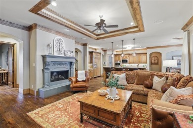 Exceptional custom-designed home with a stunning stone and brick on Sky Creek Ranch Golf Club in Texas - for sale on GolfHomes.com, golf home, golf lot
