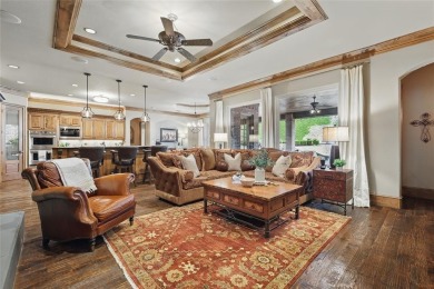 Exceptional custom-designed home with a stunning stone and brick on Sky Creek Ranch Golf Club in Texas - for sale on GolfHomes.com, golf home, golf lot