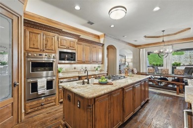 Exceptional custom-designed home with a stunning stone and brick on Sky Creek Ranch Golf Club in Texas - for sale on GolfHomes.com, golf home, golf lot