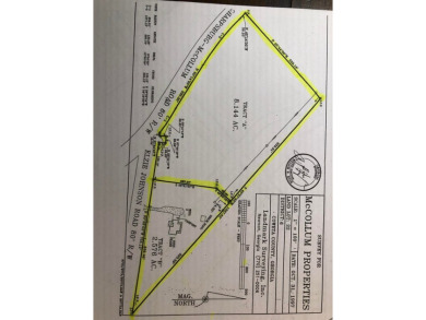 Great location at Exit 51,I-85. This 8 acre tract (Tract A) on Canongate On White Oak Golf Course in Georgia - for sale on GolfHomes.com, golf home, golf lot