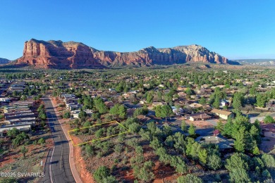 Embrace the essence of Sedona living atop this .30-acre hillside on Canyon Mesa Country Club in Arizona - for sale on GolfHomes.com, golf home, golf lot