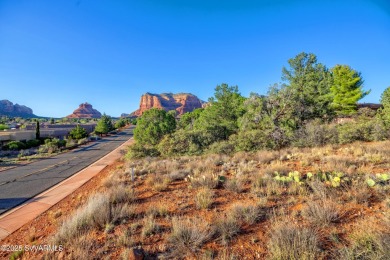 Embrace the essence of Sedona living atop this .30-acre hillside on Canyon Mesa Country Club in Arizona - for sale on GolfHomes.com, golf home, golf lot
