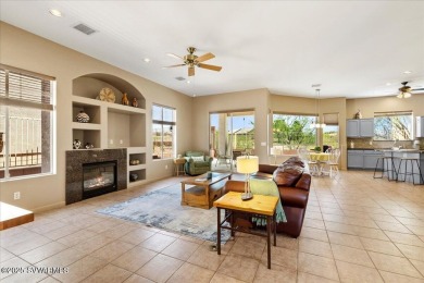 Welcome to an enchanting golf course villa situated within the on Verde Santa Fe Golf Club in Arizona - for sale on GolfHomes.com, golf home, golf lot
