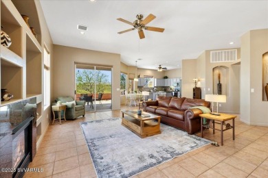 Welcome to an enchanting golf course villa situated within the on Verde Santa Fe Golf Club in Arizona - for sale on GolfHomes.com, golf home, golf lot