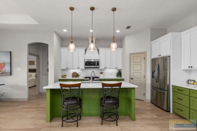 This stunning 3BR/2BA home offers a 2-car garage + a golf cart on South Padre Island Golf Club in Texas - for sale on GolfHomes.com, golf home, golf lot