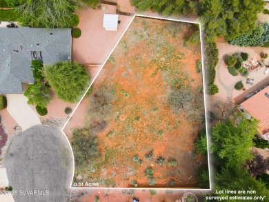 Prime Vacant Lot in the Village of Oak Creek. Easy Build & on Oakcreek Country Club in Arizona - for sale on GolfHomes.com, golf home, golf lot