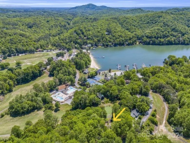 Nicely updated home, overlooking the 11th green of the Bald on Rumbling Bald Resort on Lake Lure in North Carolina - for sale on GolfHomes.com, golf home, golf lot