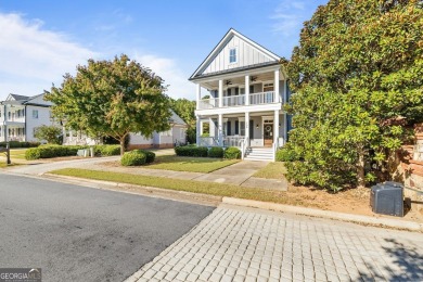 This charming Southern/Charleston-style two-story with double on Monroe Golf and Country Club in Georgia - for sale on GolfHomes.com, golf home, golf lot