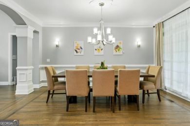 Experience resort-style living in this executive home, perfectly on Hamilton Mill Golf Club in Georgia - for sale on GolfHomes.com, golf home, golf lot