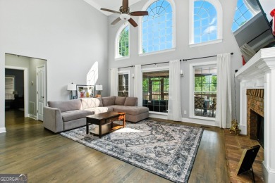 Experience resort-style living in this executive home, perfectly on Hamilton Mill Golf Club in Georgia - for sale on GolfHomes.com, golf home, golf lot