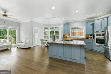 Experience resort-style living in this executive home, perfectly on Hamilton Mill Golf Club in Georgia - for sale on GolfHomes.com, golf home, golf lot
