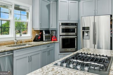 Experience resort-style living in this executive home, perfectly on Hamilton Mill Golf Club in Georgia - for sale on GolfHomes.com, golf home, golf lot