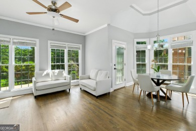Experience resort-style living in this executive home, perfectly on Hamilton Mill Golf Club in Georgia - for sale on GolfHomes.com, golf home, golf lot