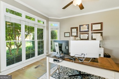 Experience resort-style living in this executive home, perfectly on Hamilton Mill Golf Club in Georgia - for sale on GolfHomes.com, golf home, golf lot