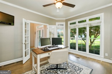 Experience resort-style living in this executive home, perfectly on Hamilton Mill Golf Club in Georgia - for sale on GolfHomes.com, golf home, golf lot