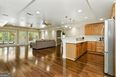 Experience resort-style living in this executive home, perfectly on Hamilton Mill Golf Club in Georgia - for sale on GolfHomes.com, golf home, golf lot