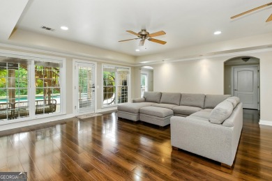 Experience resort-style living in this executive home, perfectly on Hamilton Mill Golf Club in Georgia - for sale on GolfHomes.com, golf home, golf lot