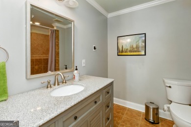 Experience resort-style living in this executive home, perfectly on Hamilton Mill Golf Club in Georgia - for sale on GolfHomes.com, golf home, golf lot