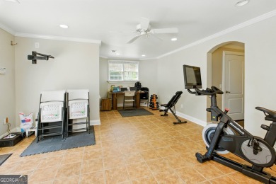 Experience resort-style living in this executive home, perfectly on Hamilton Mill Golf Club in Georgia - for sale on GolfHomes.com, golf home, golf lot
