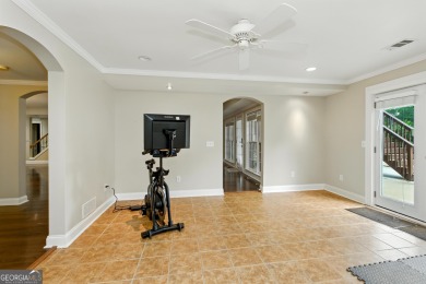 Experience resort-style living in this executive home, perfectly on Hamilton Mill Golf Club in Georgia - for sale on GolfHomes.com, golf home, golf lot