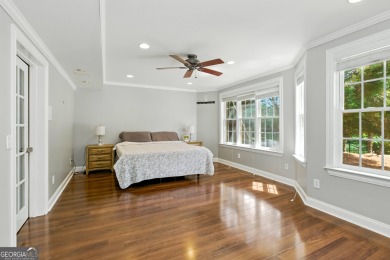 Experience resort-style living in this executive home, perfectly on Hamilton Mill Golf Club in Georgia - for sale on GolfHomes.com, golf home, golf lot