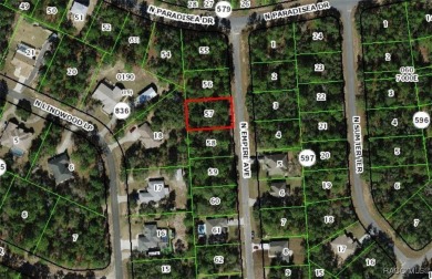 This .23 acre property situated in Citrus Springs, a picturesque on Pine Ridge Community Golf and Country Club in Florida - for sale on GolfHomes.com, golf home, golf lot