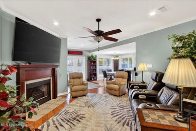 This well-maintained 3-bedroom, 2-bath brick home offers comfort on Diamondhead Country Club in Mississippi - for sale on GolfHomes.com, golf home, golf lot