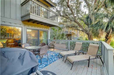 Tucked away in a serene setting on the Trent Jones Golf Course on Palmetto Dunes Golf Course and Resort in South Carolina - for sale on GolfHomes.com, golf home, golf lot