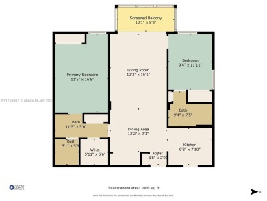 This is a lovely corner condo with 2 bedrooms and 2 bathrooms in on Turnberry Isle Resort and Club in Florida - for sale on GolfHomes.com, golf home, golf lot