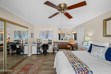 This beautifully maintained 2-bedroom, 2-bath home backs to on Ahwatukee Country Club in Arizona - for sale on GolfHomes.com, golf home, golf lot