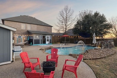 Enjoy your backyard oasis in the high desired Waterview on Jim Boggs in Texas - for sale on GolfHomes.com, golf home, golf lot