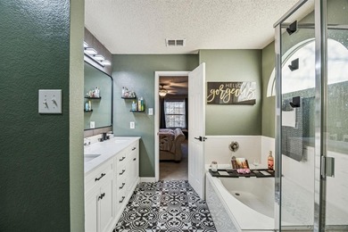 Enjoy your backyard oasis in the high desired Waterview on Jim Boggs in Texas - for sale on GolfHomes.com, golf home, golf lot