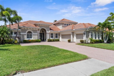 Welcome to 186 Portofino Drive, a grand Donato model estate on Venetian Golf and River Club in Florida - for sale on GolfHomes.com, golf home, golf lot