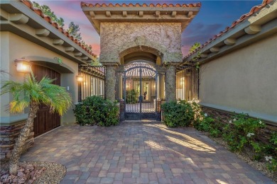 An elegant blend of luxury and design, this custom 1-story, 3 on South Shore At Lake Las Vegas in Nevada - for sale on GolfHomes.com, golf home, golf lot