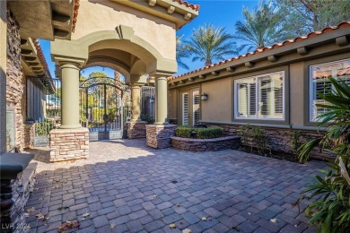 An elegant blend of luxury and design, this custom 1-story, 3 on South Shore At Lake Las Vegas in Nevada - for sale on GolfHomes.com, golf home, golf lot